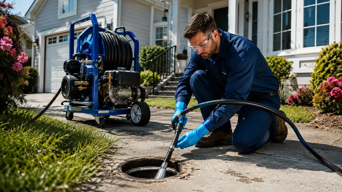 Residential Hydro Jet Drain Cleaning in Crestline
